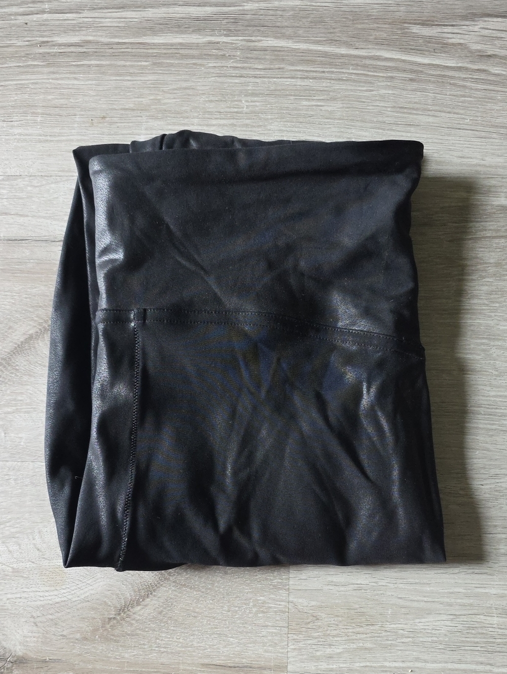 SPANX | Black High-Waist Shaping Leggings with Red Label